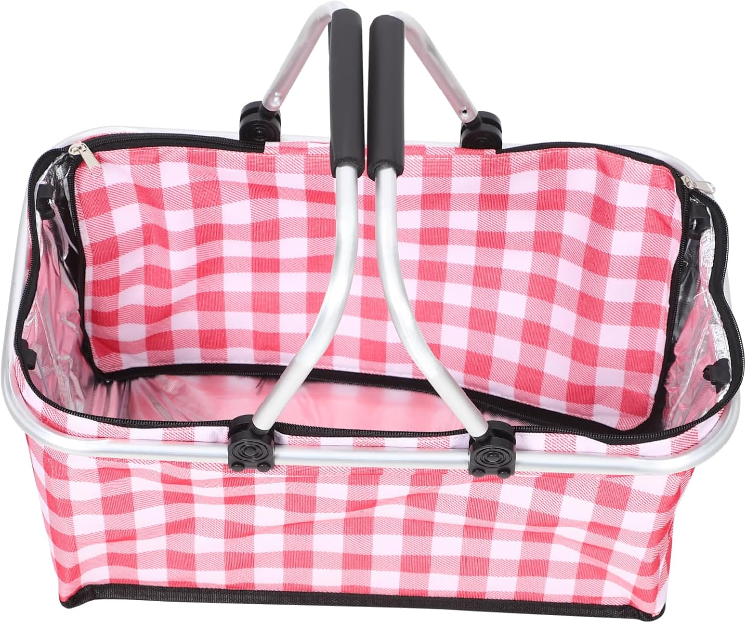 Picnic Food Basket Insulated Bento Bag Capacity Storage Bag Food Carrier Outdoor Party Camping