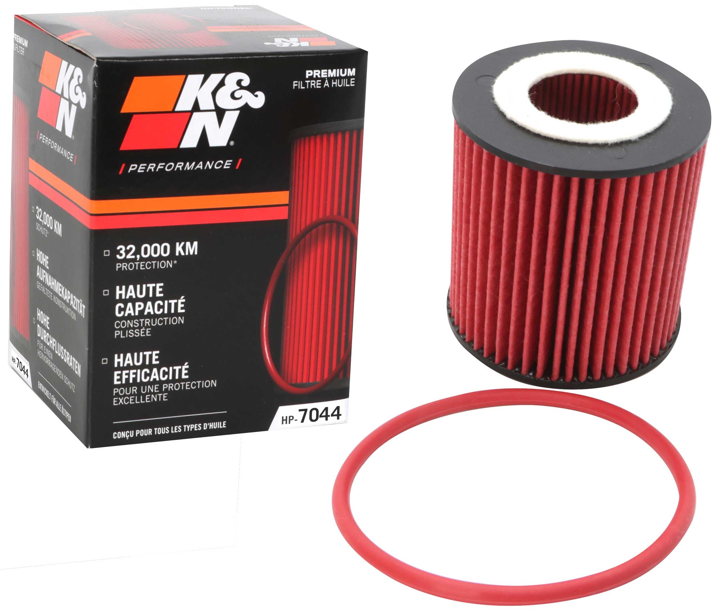 K&N Premium Oil Filter: 20,000 Mile Engine Protection, High Capacity/High Efficiency: Compatible with 2011-2022 FORD/MAZDA: (See Product Description