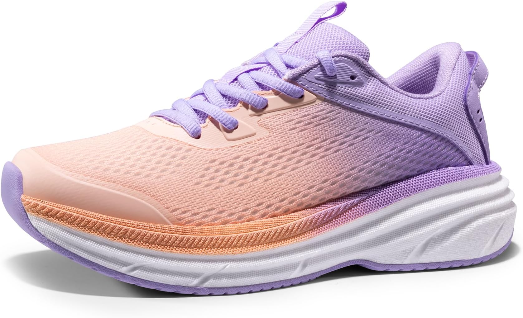 NORTIV 8 Women's Road Running Tennis Shoes FlexLife Comfortable Walking Shoes Athletic Workout Gym Cross Trainer Sneakers,Size 6.5,Pink/Purple,SNRR241W