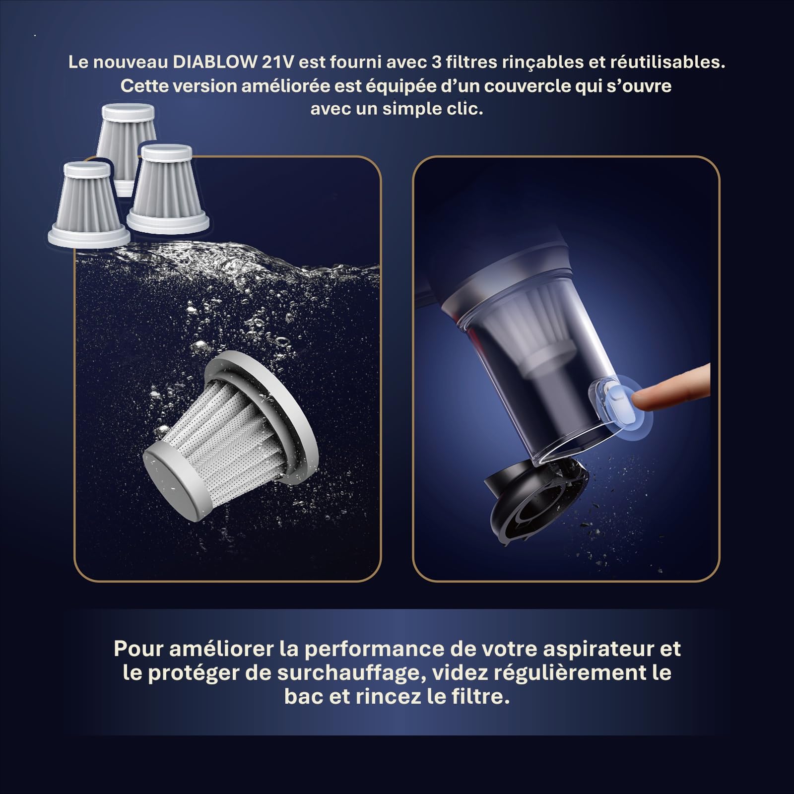 Aspirateur voiture puissant moteur 120W maison bureau mini aspirateur nettoyage intérieur voiture chargeur secteur+câble allume cigare Aspirateur Souffleur à main 2 vitesses 2 batteries amovibles