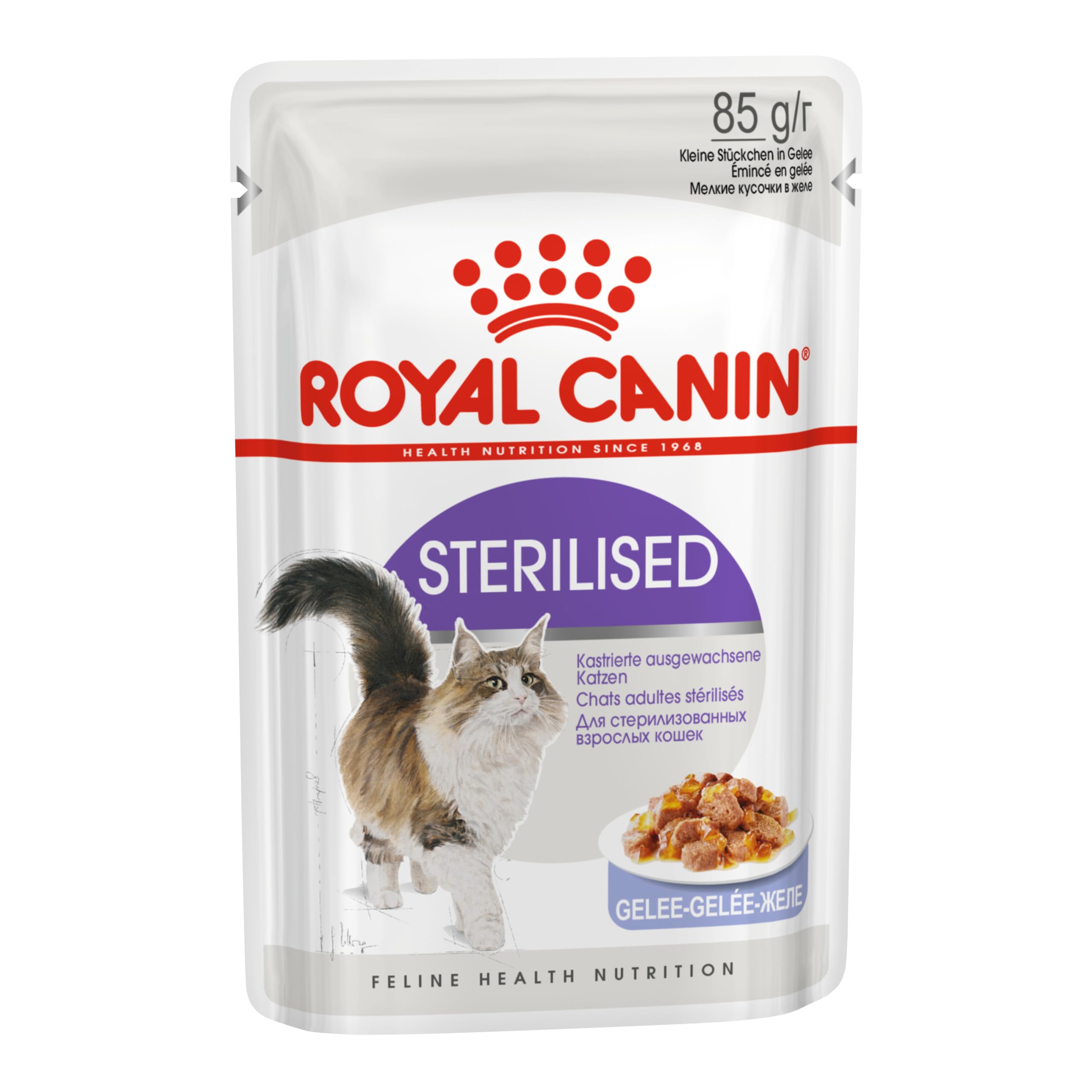 Royal Canin Sterilised Jelly Kısır Kedi Pouch Yaş Mama, 85 Gr…