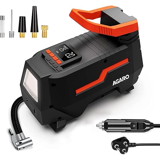 AGARO Digital Portable Tyre Inflator 150 PSI