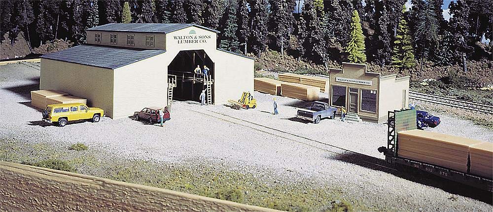 Amazon.com: Walthers Cornerstone Walton & Sons Lumber 933-3235 N