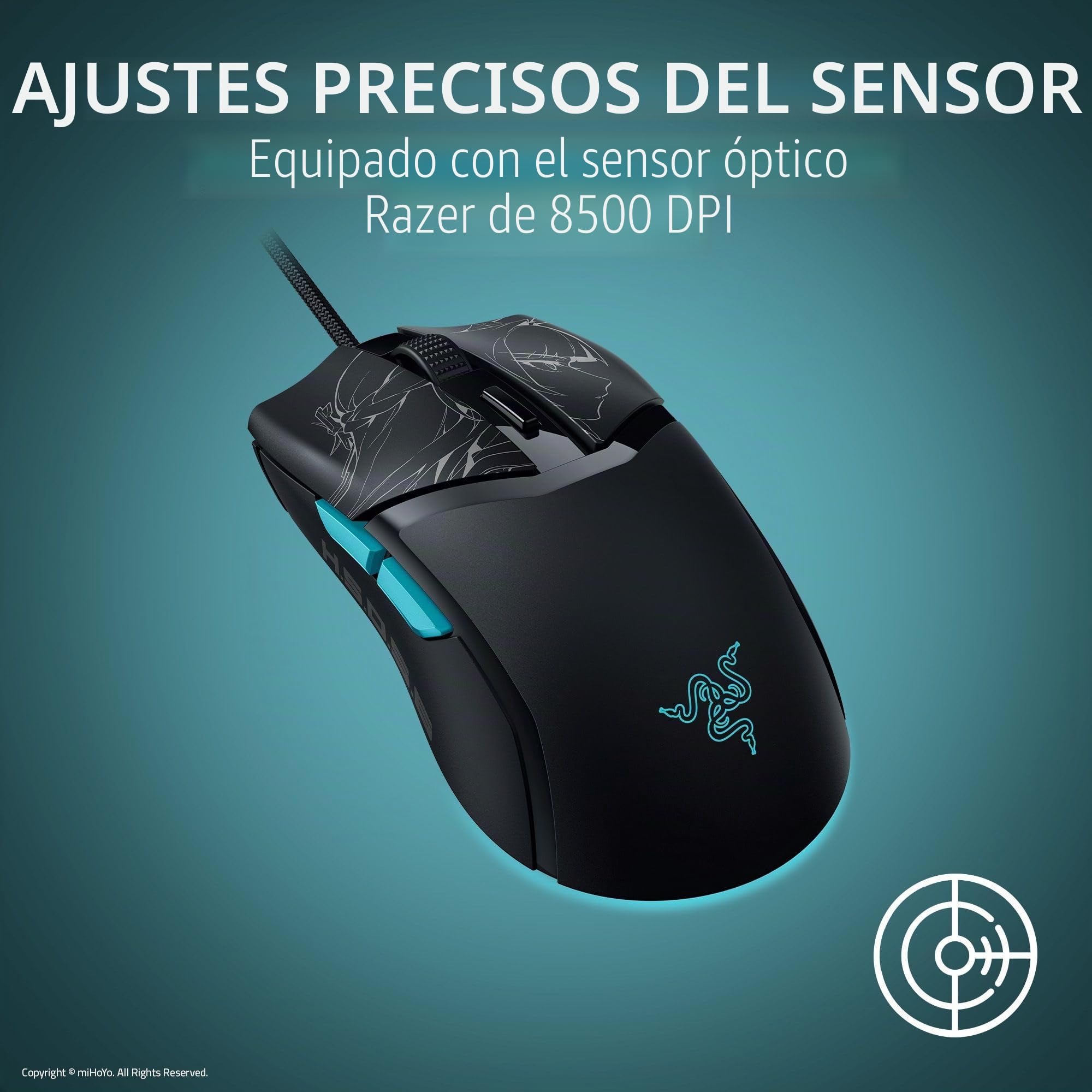 Razer Cobra - Ratón para juegos con cable, 58 g, ligero, Zenless Zone Zero