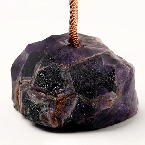 Miniatura 5 de Amethyst Healing Crystals Stones Tree Natural Dream Amethyst Original Stone Base Copper Wire Tree Life Money Trees Feng Shui Reiki Spiritual Energy