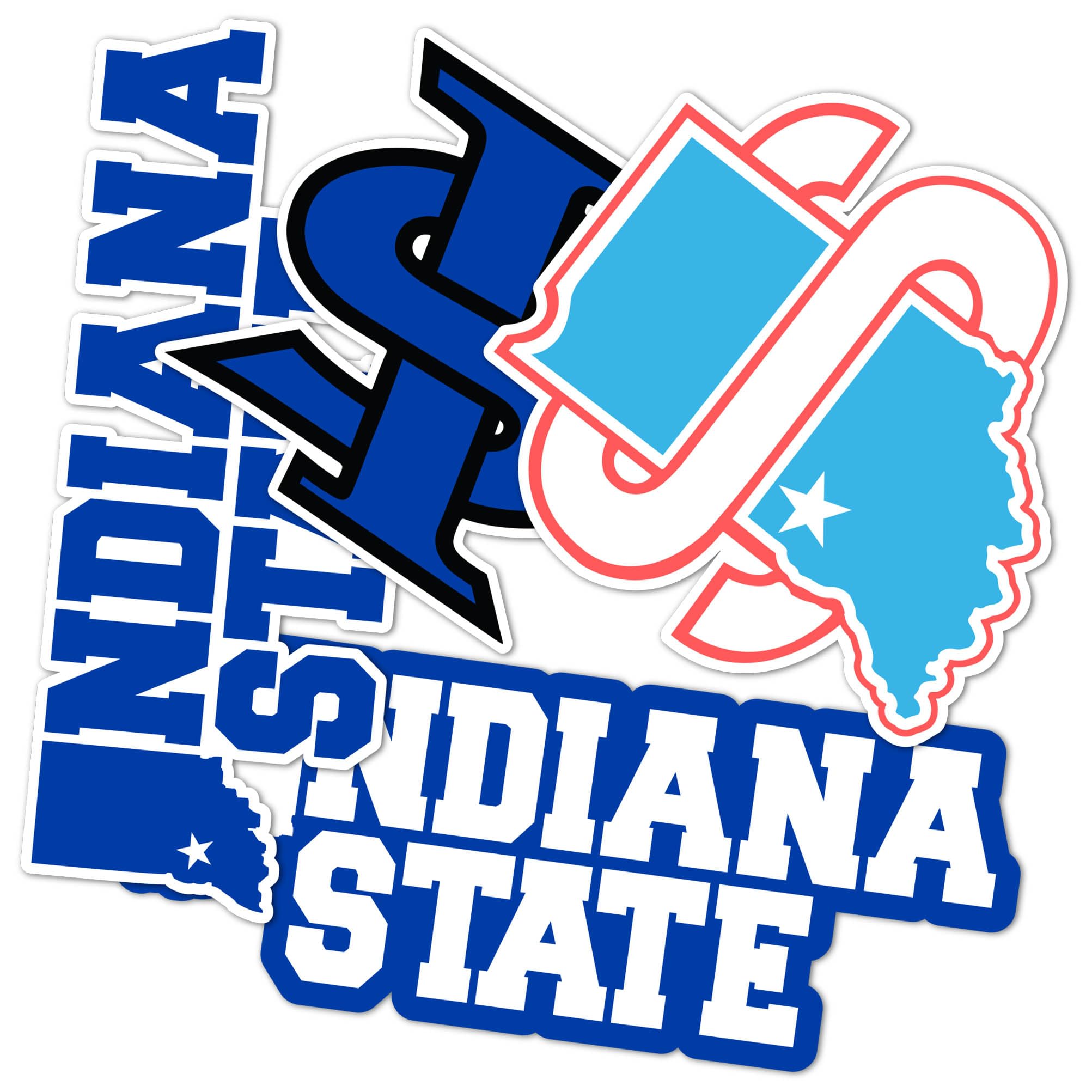 Sticker Indiana State University Sycamores pour personnaliser votre ordinateur