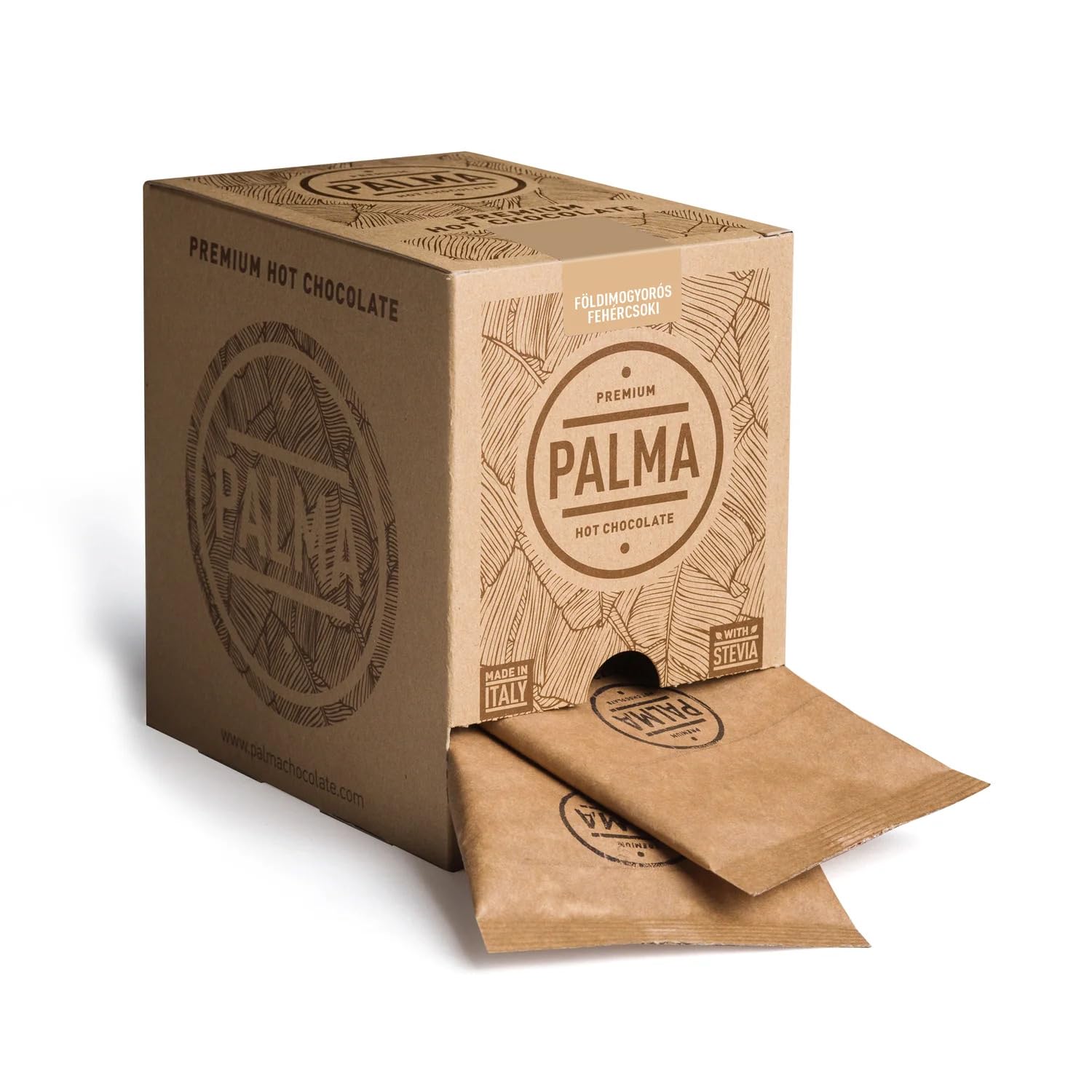 PalmaHazelnut White Hot Chocolate Sachets | 500g (20 Servings)