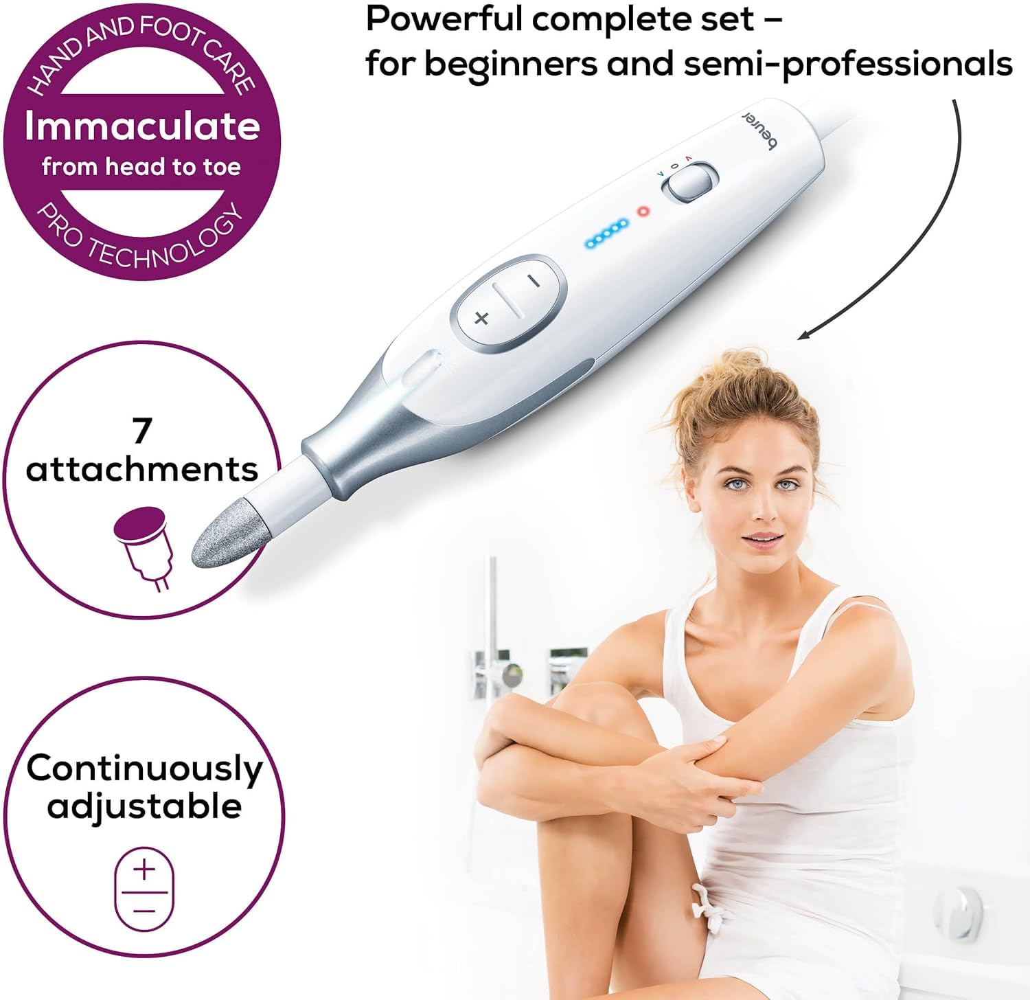Beurer MP42UK professionale Home manicure e pedicure