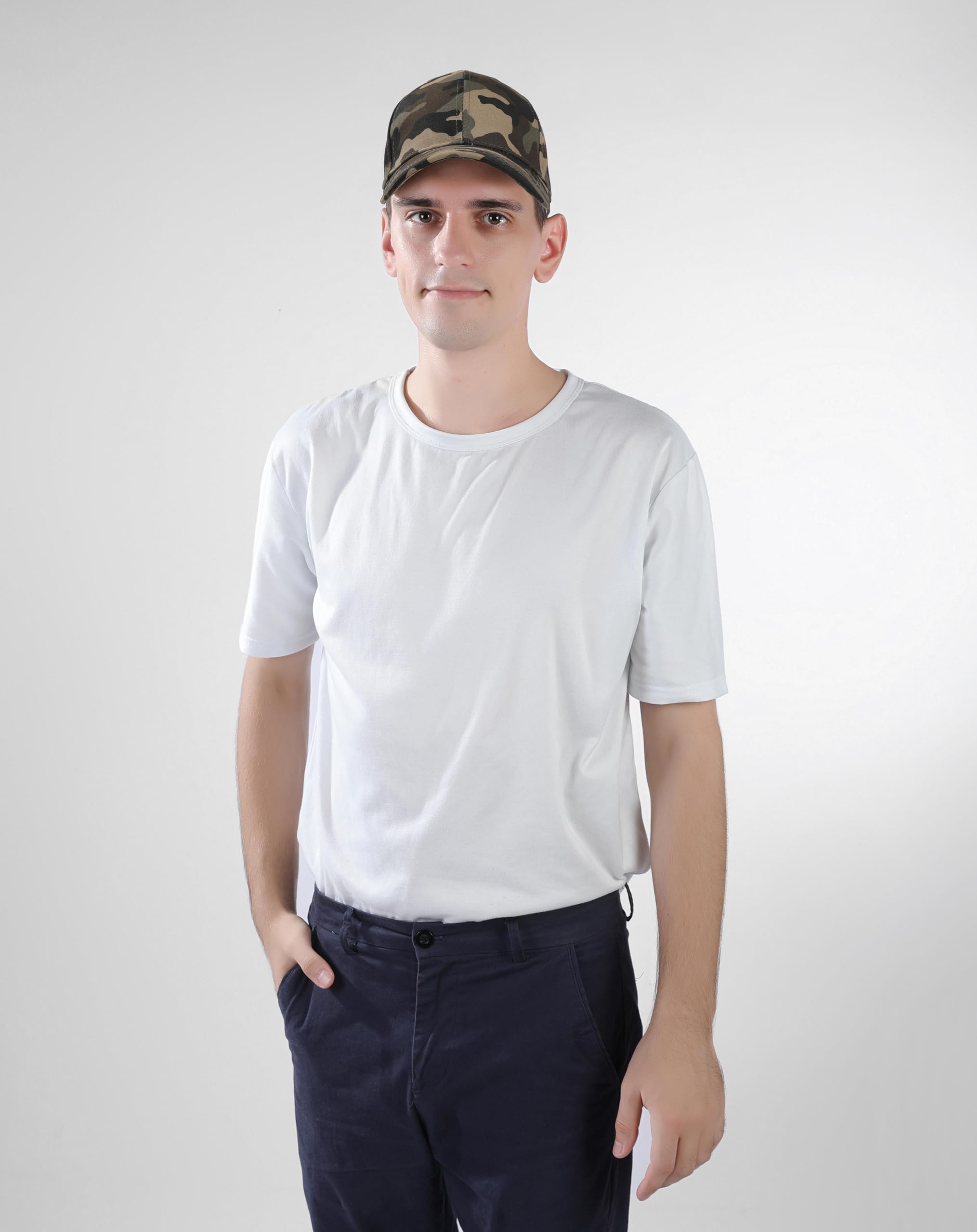 Cappello Baseball Uomo Mimetico – Berretto Sportivo Regolabile in Cotone – Cappellino Casual per Outdoor, Escursionismo, Pesca, Caccia, Primavera Estate