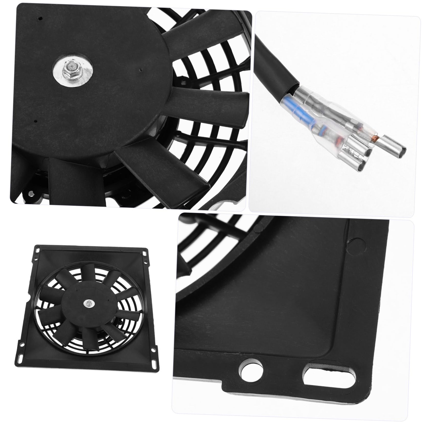 MAGICLULU 250 Ventola Radiatore per Moto da Cross Atv Raffreddamento Olio Elettrico Parte di Ricambio per Motociclette
