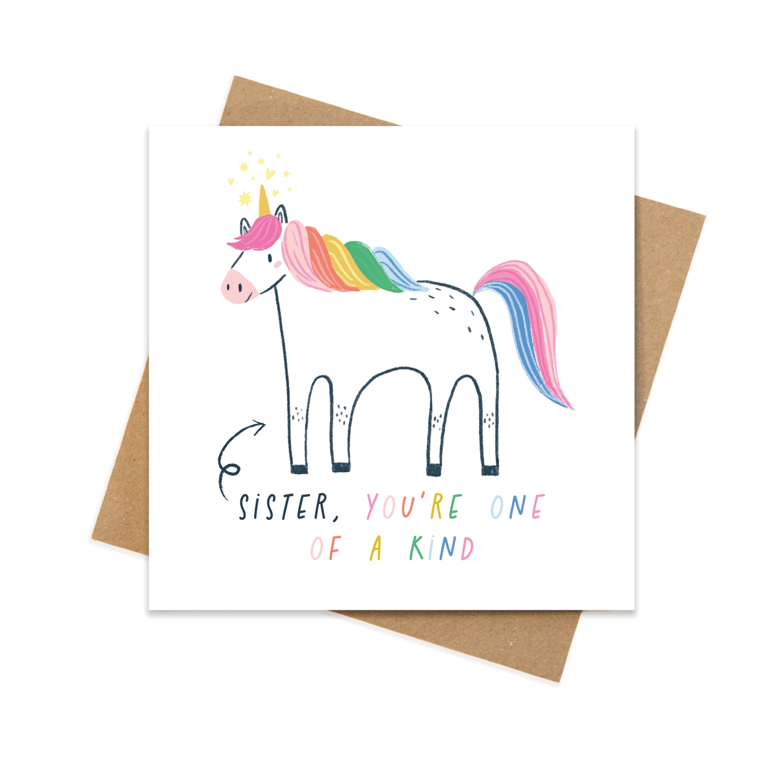 Manta Makes Sister Birthday card, happy birthday card from sister, happy birthday cards for sister, birthday cards for women, sister birthday card adult, happy birthday sister card (Funny)