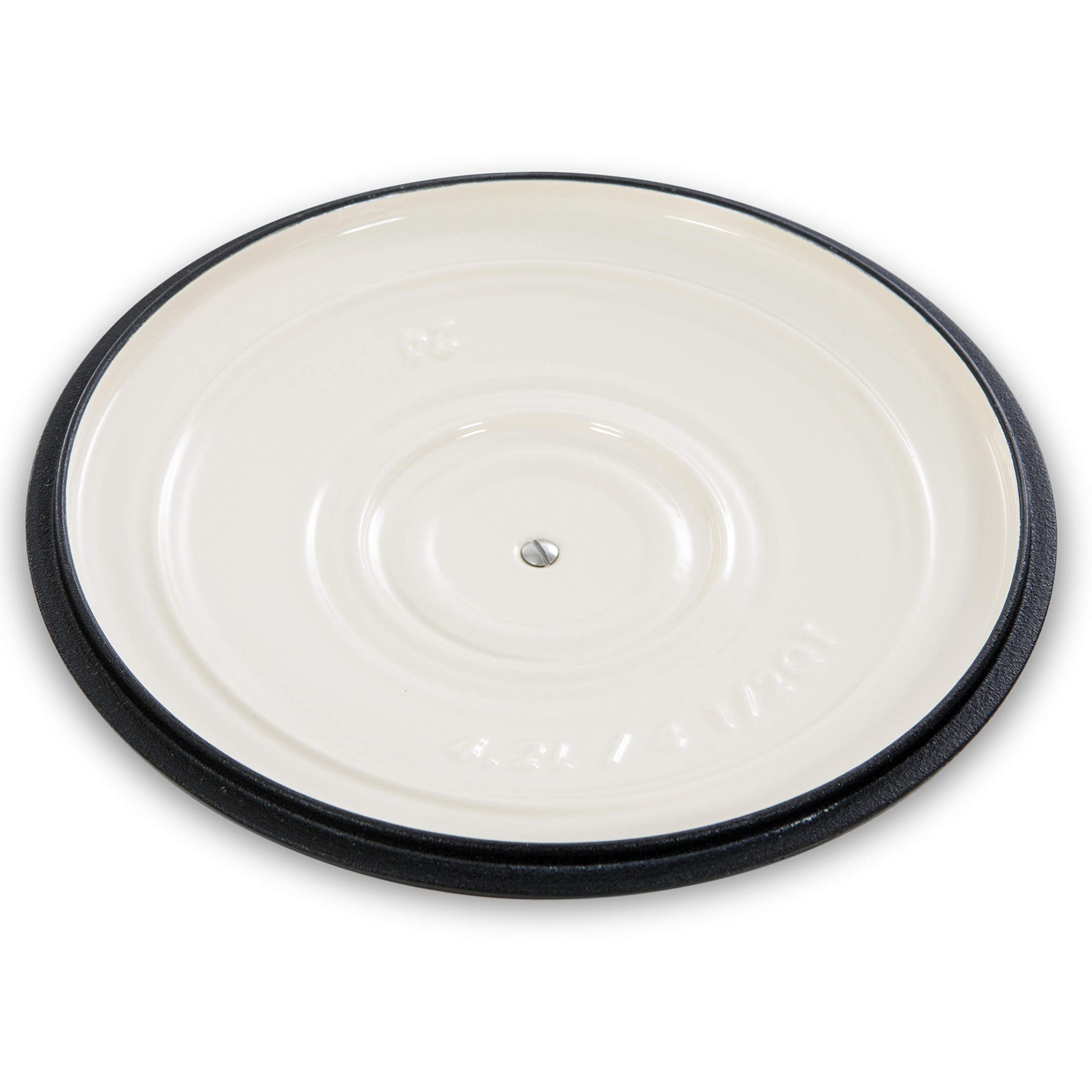BK Cookware Ghisa Smaltata Tedesca, 24 cm/4,2 litri Casseruola avec Couvercle, Forno Olandese, Fornello a Induzione, Lavabile in lavastoviglie, Forno fino a 220°C, Nero