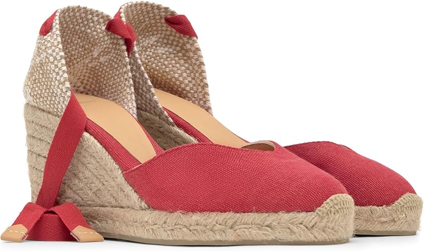 フラットシューズ CASTANER Woman Espadrilles Red CHIARA8ED 002 CASTAÑER ESPADRILLES WEDGE ESPADRILLES CHIARA RED CARMINE
