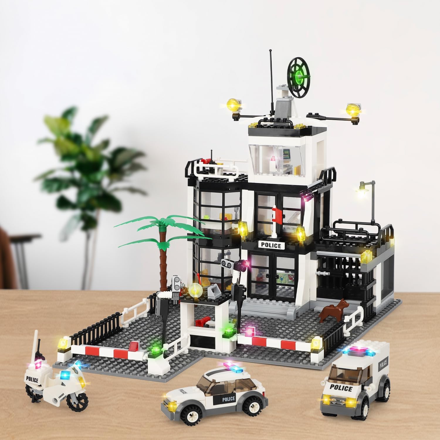 TOY PLAYER City Police Station Building Set 631pcs Togo Ubuy