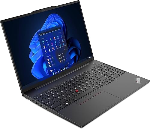 Miniatura 8 de Lenovo ThinkPad E16 Business Laptop (pantalla FHD+ de 16 pulgadas, AMD Ryzen 5 7530U ( i7-1165G7), 16 GB de RAM, 512 GB SSD) huella digital,