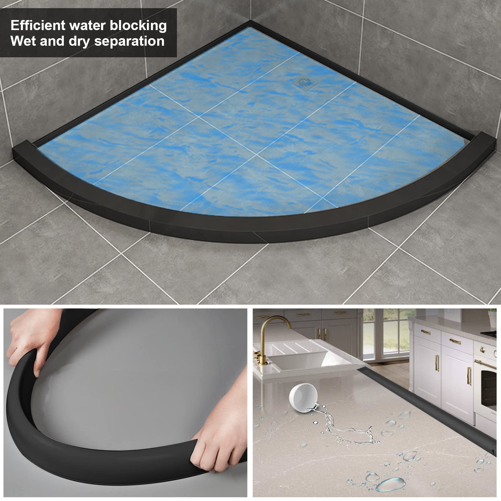 Douchedeurdrempel - Zelfklevende Waterbarrière Voor De Badkamer