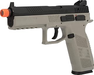 Evike ASG CZ P-09 Licensed Airsoft GBB Gas Blowback Full Metal Airsoft Pistol (Color: Urban Grey) - coolthings.us