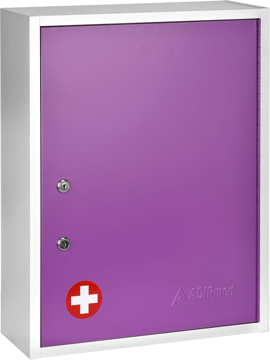 AdirMed Locking Medicine Wall Mounted First Aid