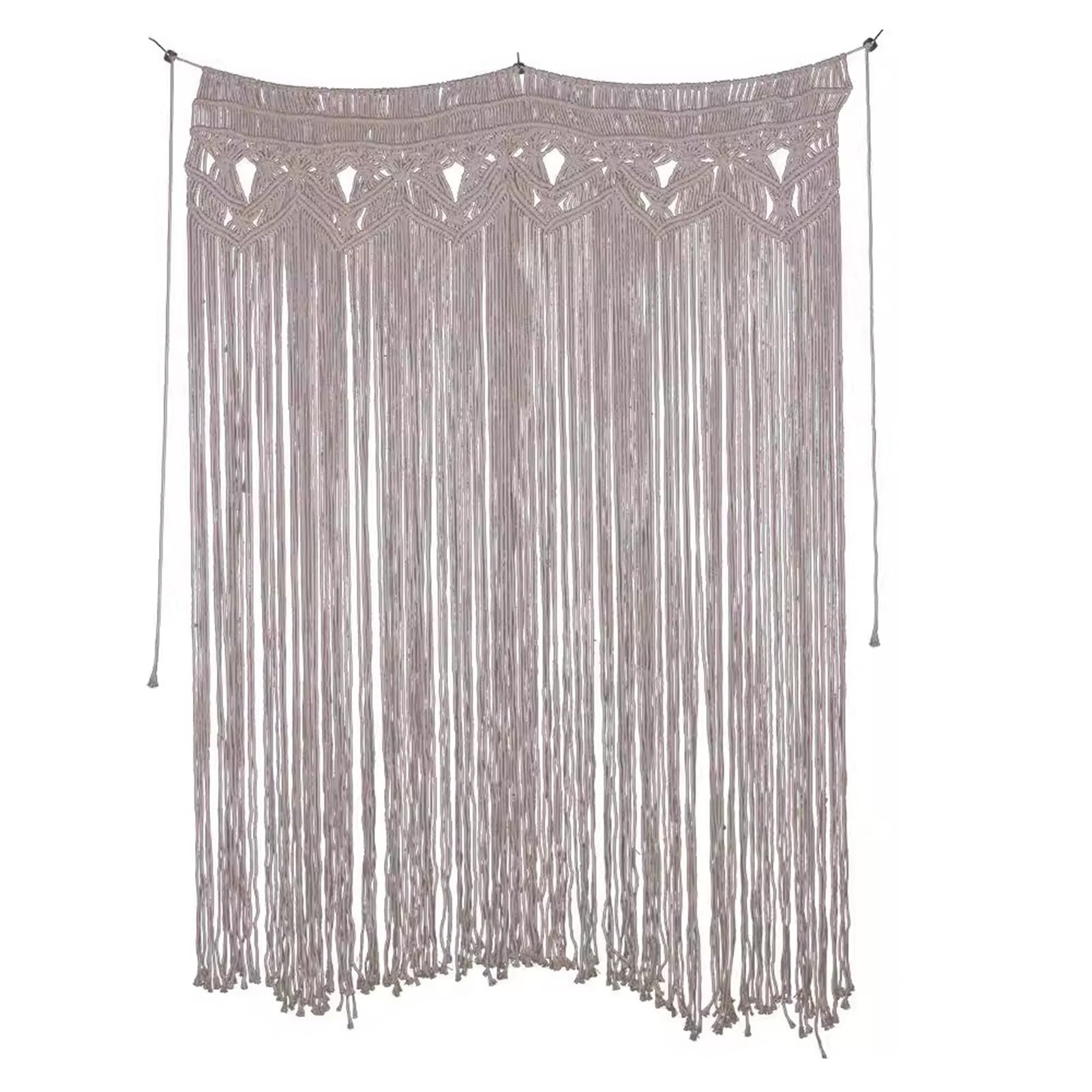 Rideaux en macramé Rideau Suspendu Mural en Macramé De Coton, Rideaux Muraux en Macramé pour Fenêtres, Toile De Fond De Mariage en Macramé(35.4x70.9in)