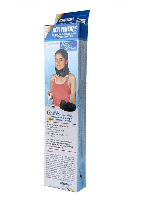 Activeheat Cervical Collar With Electrical Heating, Black