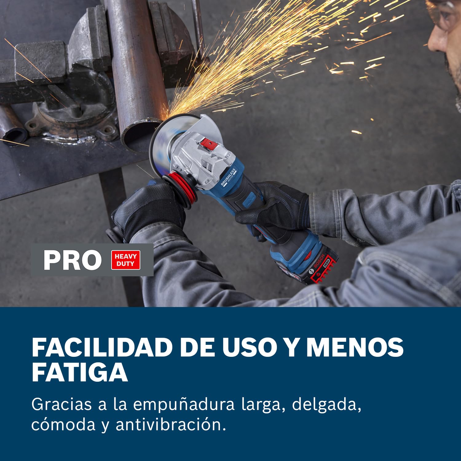 Bosch PRO 18V System Amoladora a batería GWS18V-11PS