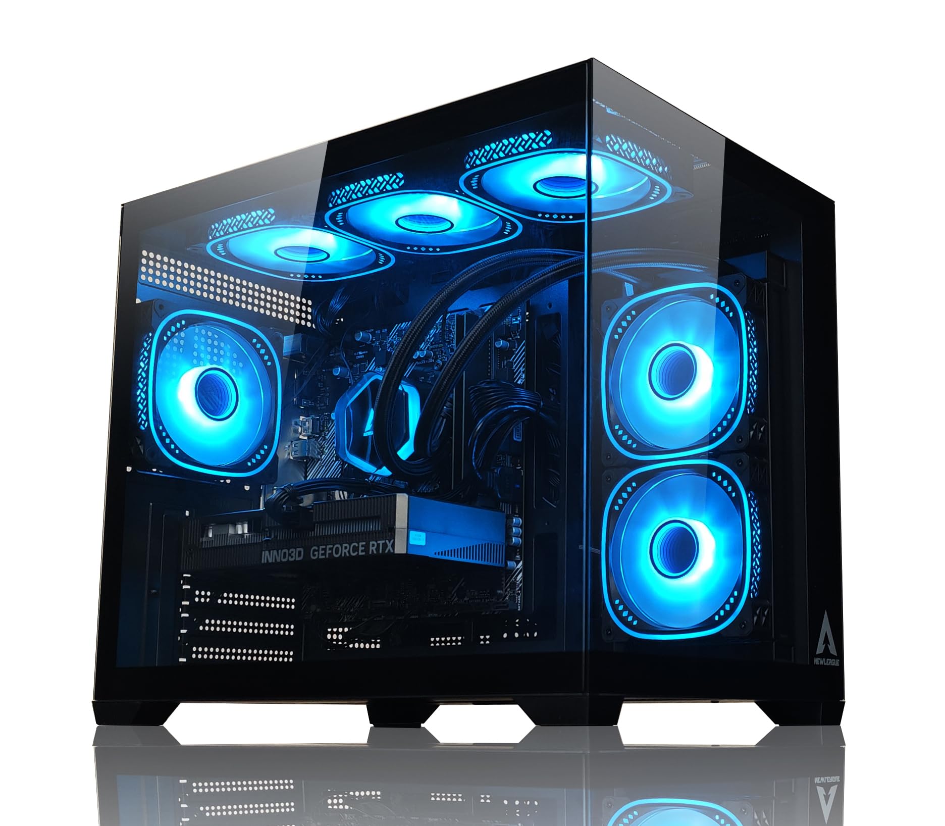 Amazon.co.jp: NEWLEAGUE ゲーミングPC Ryzen 7 9800X3D / RTX 5070