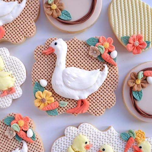 Miniatura 9 de Katy Sue Molde de silicona de pato y patitos para decoración de pasteles de Pascua y manualidades. Un molde para animales de patopolluelos. Úsalo