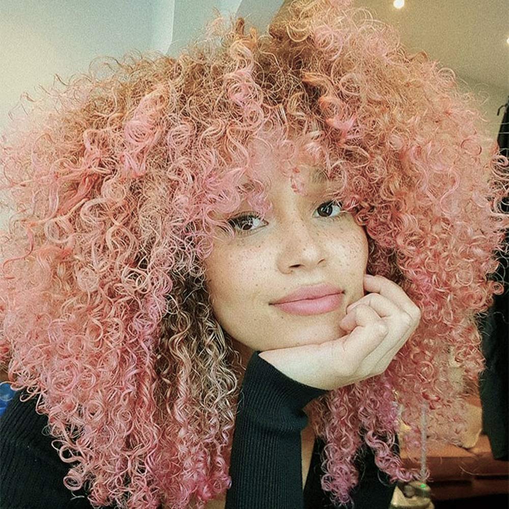 Pink wig nz best sale