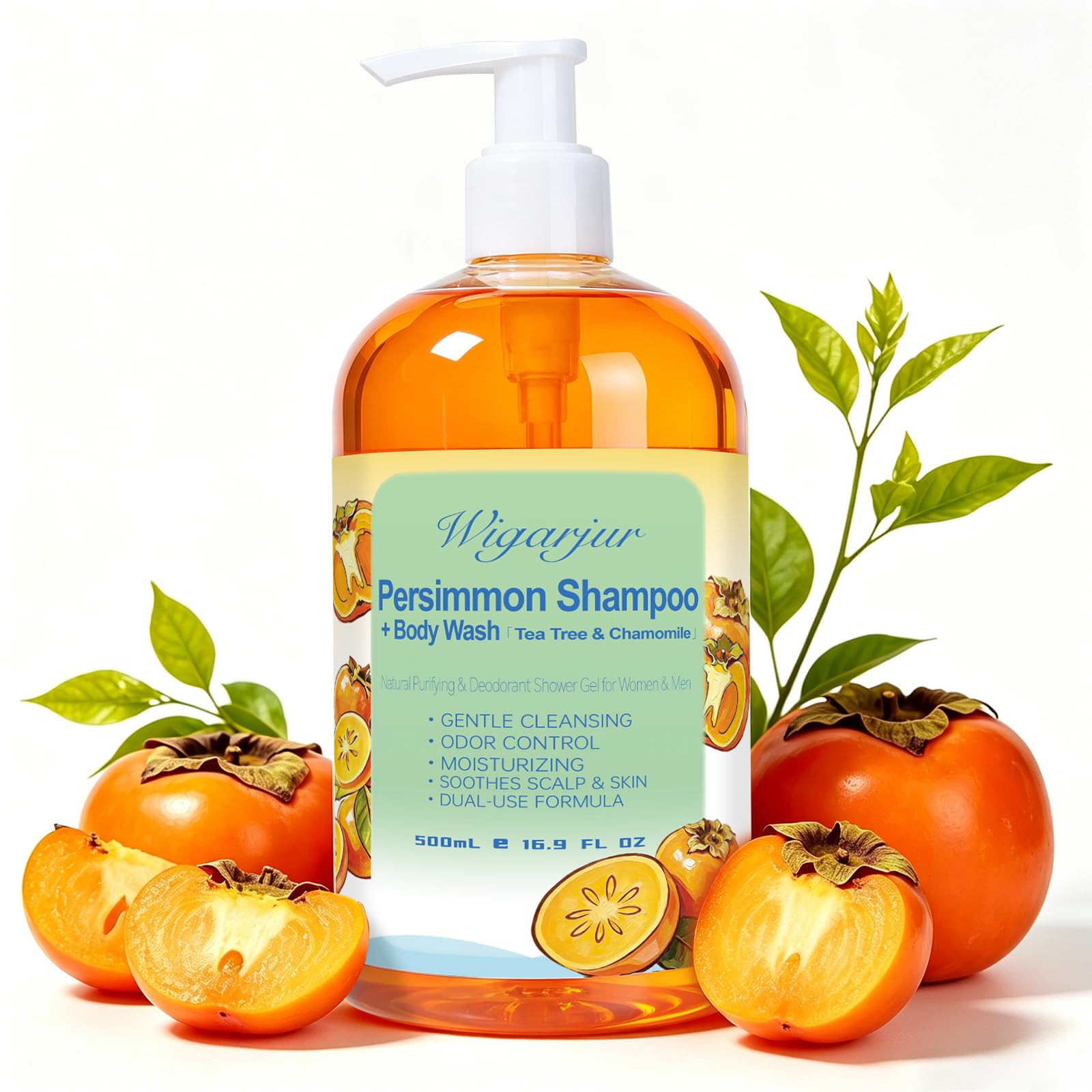 Persimmon Body Wash & Shampoo for Old People Smell