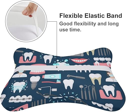 Miniatura 3 de Almohada de cuello para asiento de automóvil, diseño ergonómico, cómodo y suave, espuma viscoelástica, cojín para el cuello, para conducir, viajes,