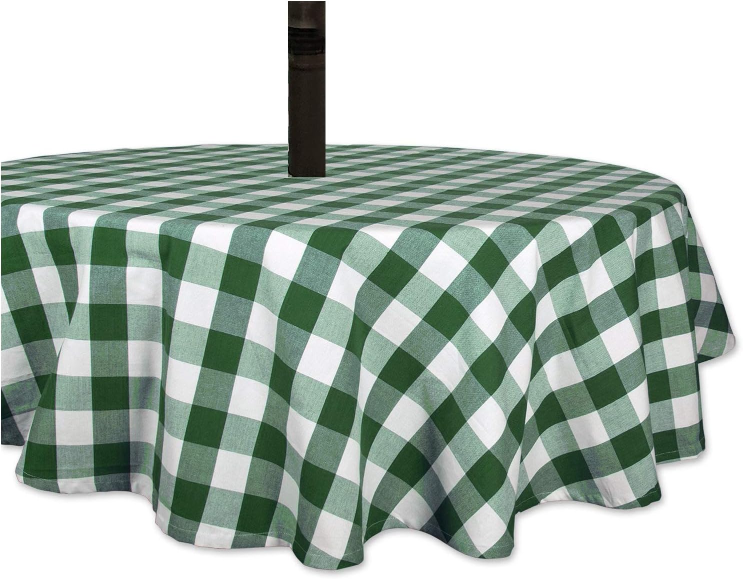 Vinyl Umbrella Tablecloth with Umbrella Hole and Zipper