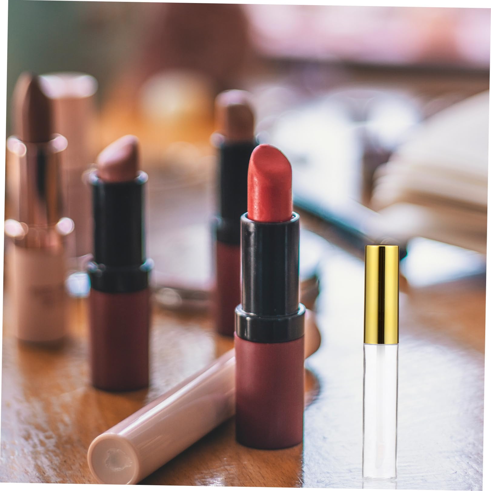 Tubo de Brillo Labial Vacío de 10ml en Plástico, 36 Piezas | Recargable y Portátil, para Lip Gloss y Lip Oil, Uso Profesional y Creaciones Artísticas