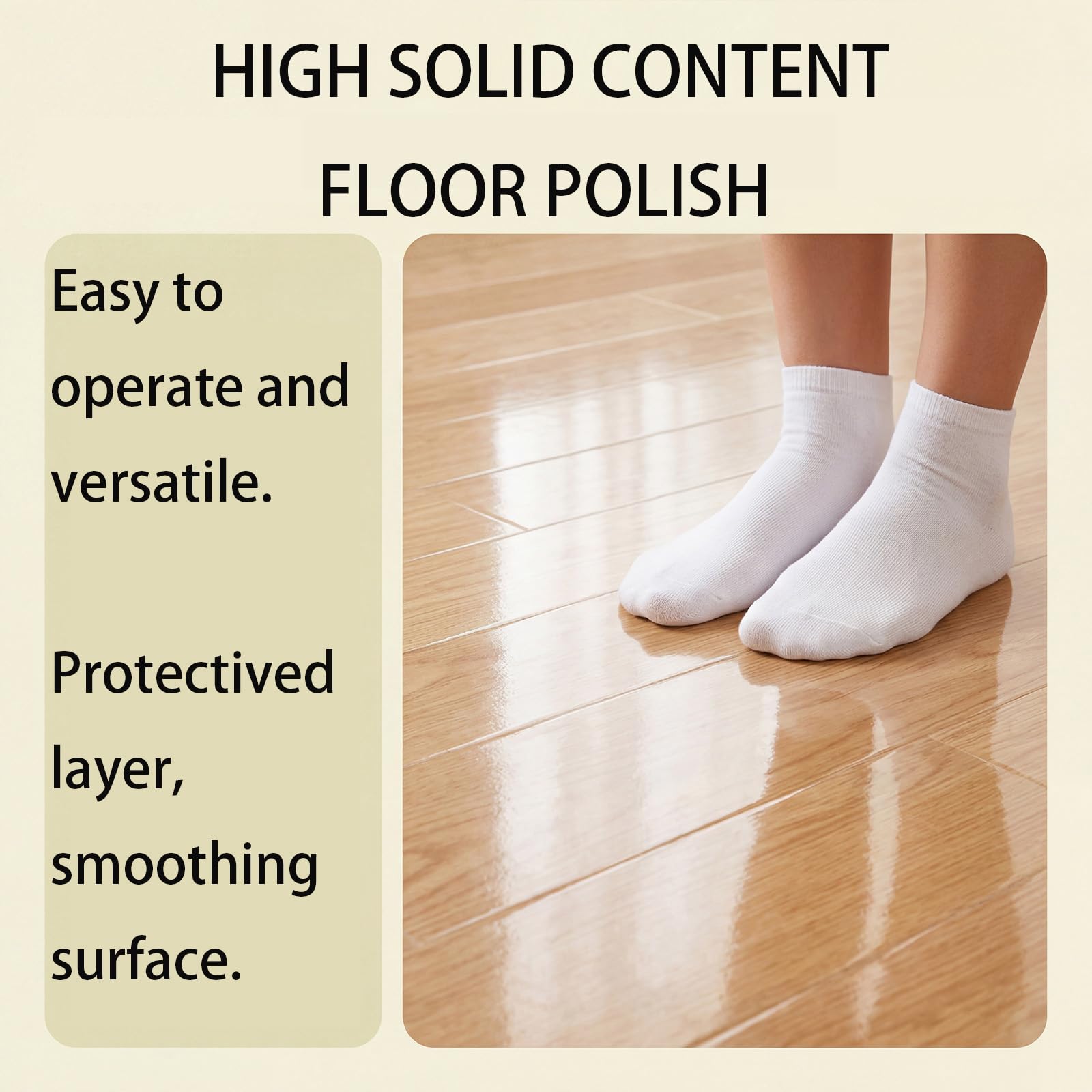 Polish & Restorer Multi-Surface Floor Polish & Restorer - Limpia, brilla y protege azulejos, laminado, vinilo, madera dura y mármol - Fácil pulverización y fregona para todo el hogar (5 unidades)