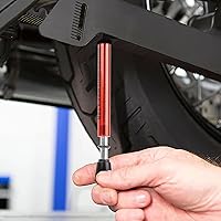 Vista 3 de Hromee Especificación del medidor de tensión de correa de 10 libras con almohadilla en forma de L, herramienta de ajuste de calibre de correa