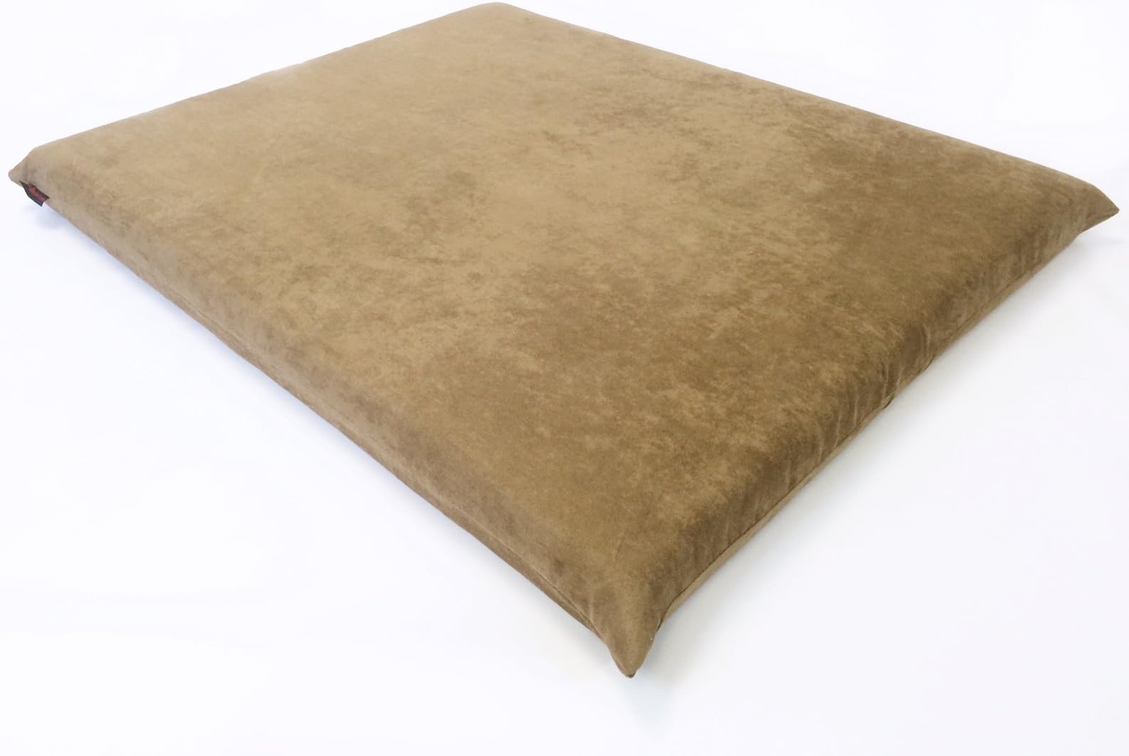 - Luxurious Comfort Solid Pad Memory Foam Pet Dog Bed with Inner Waterproof Case and External Cover for Small and Medium Dogs + Free 2nd Cover (Complete Bed - 34"x27"x3", Suede - Brown)