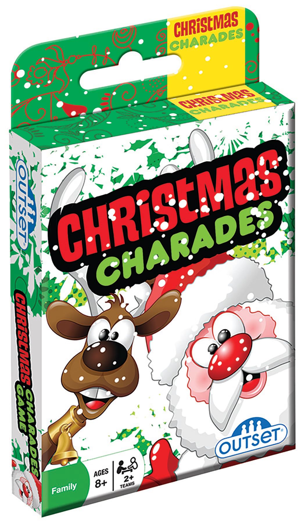 Outset Media - Christmas Charades Card Game - Contains 210 Charades 4 or More Players for Ages 8 and up
