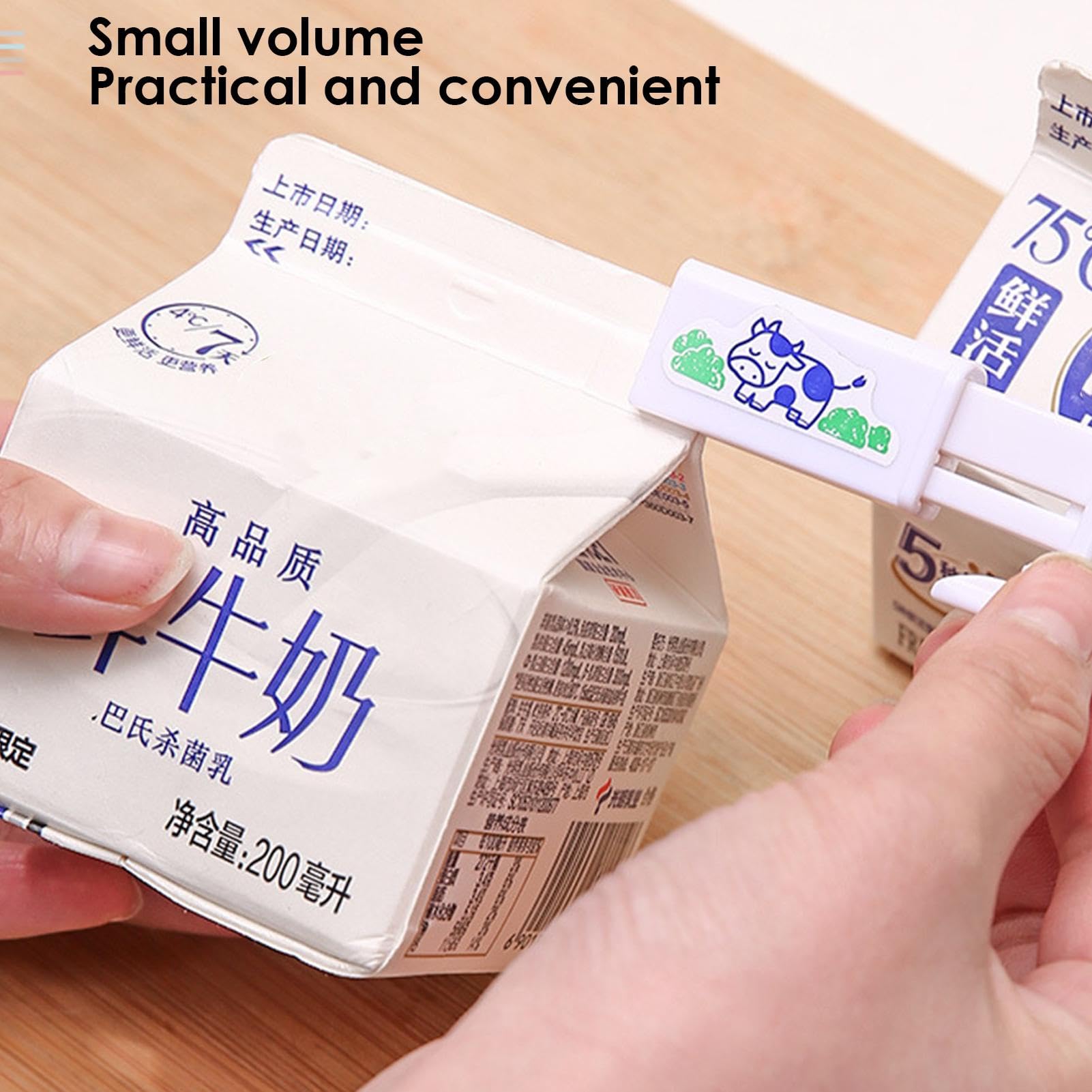 Amazon｜牛乳パック用キャップ パック牛乳用クリップ 牛乳パック密封