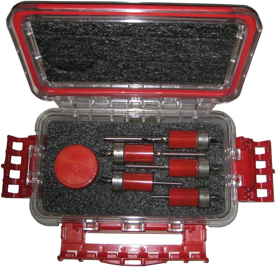 Rivet Removal Tool - HANSON RIVET Drill Guide, Makes Drilling Out Rivets Easy. Comes with Guides for 3/32", 1/8", 5/32", 3/16" & 1/4" Rivets