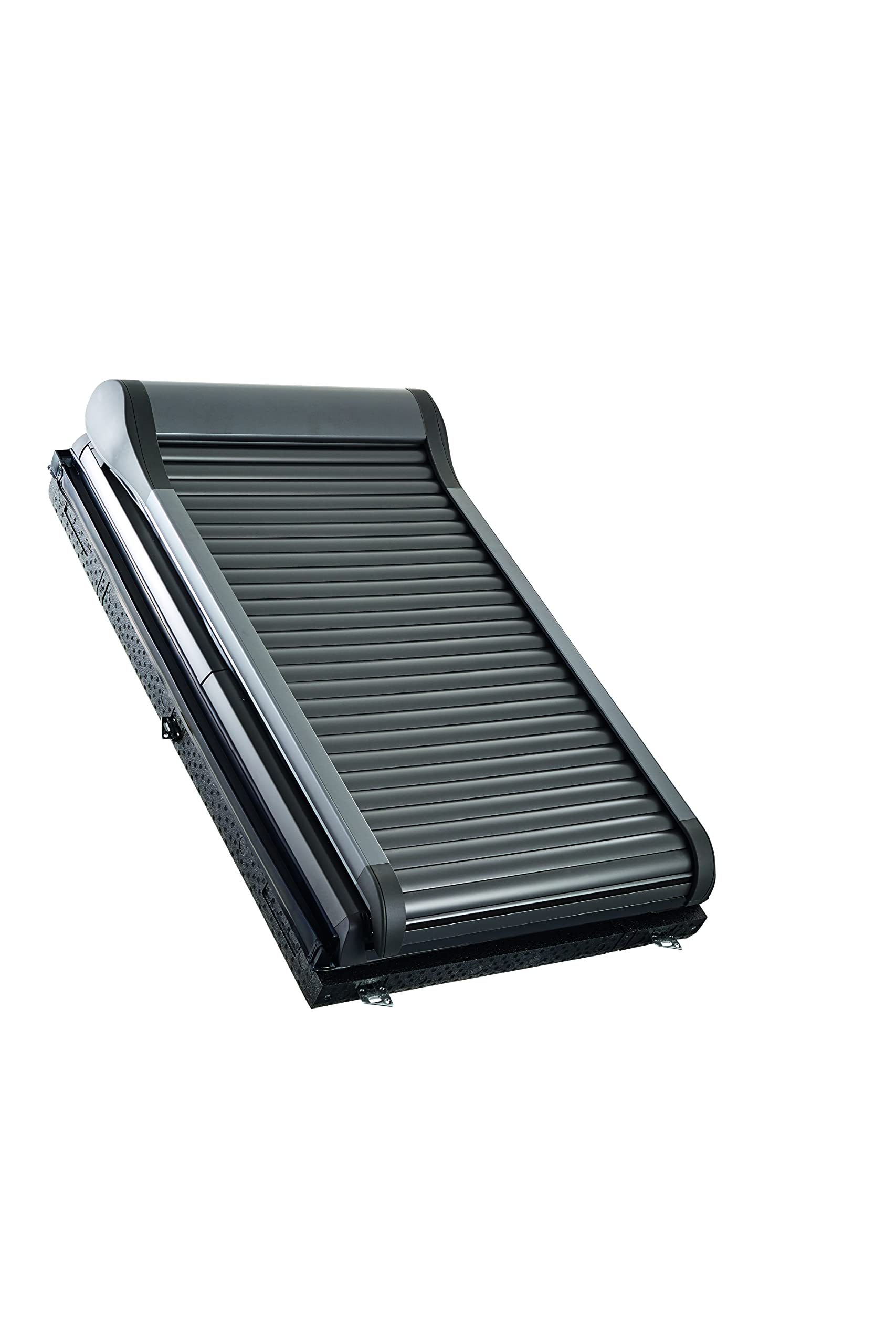 Roto Volet Roulant Extérieur Originale ZRO - Volet Roulant Manuel - avec Manivelle - Lamelles en Aluminium à Double Paroi - pour la Série Designo R7 - Taille 054/118 | 05/11 - Anthracite Métallisé