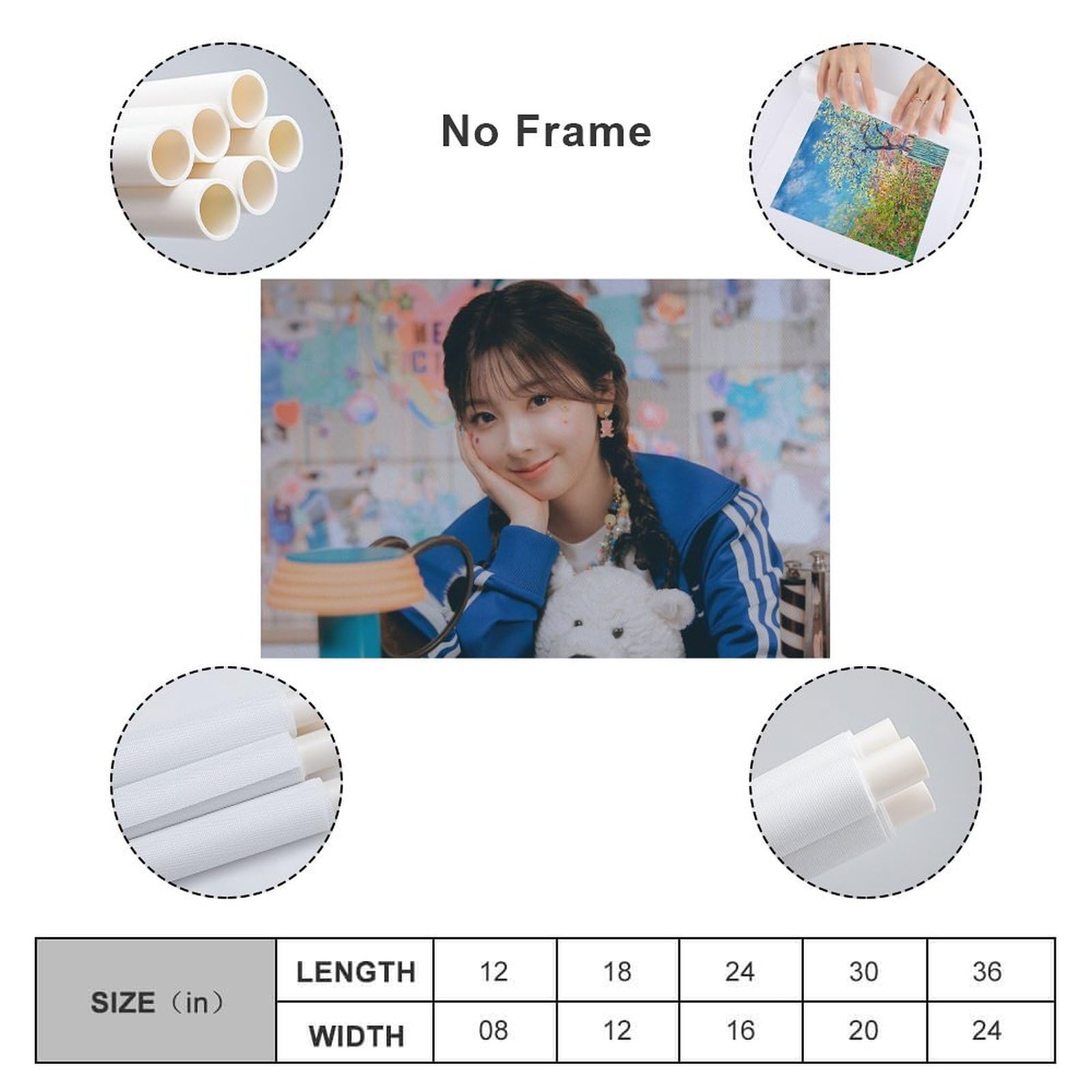 Amazon.co.jp: MIIHI ミイヒ NiziU ニジュー 音楽キャンバスポスター