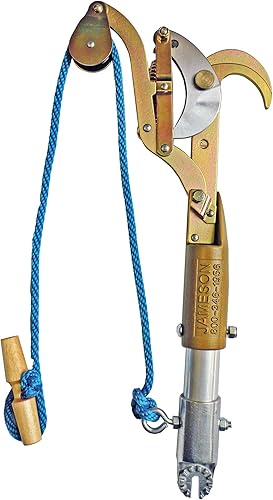 JA-34 Kit de podadora de boca grande, podadora de poste con capacidad de corte de 1.75 pulgadas, adaptador universal para barra caliente, fácil