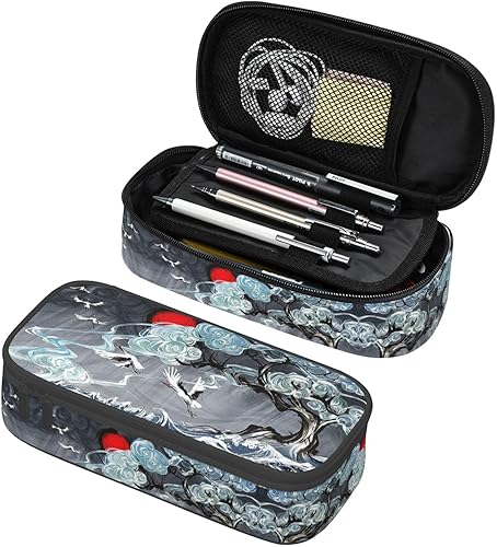 Miniatura 21 de Estuche grande con escamas de sirena de acuarela, estuche para lápices con compartimentos con cremallera, bolsa de lápices para niños, adolescentes