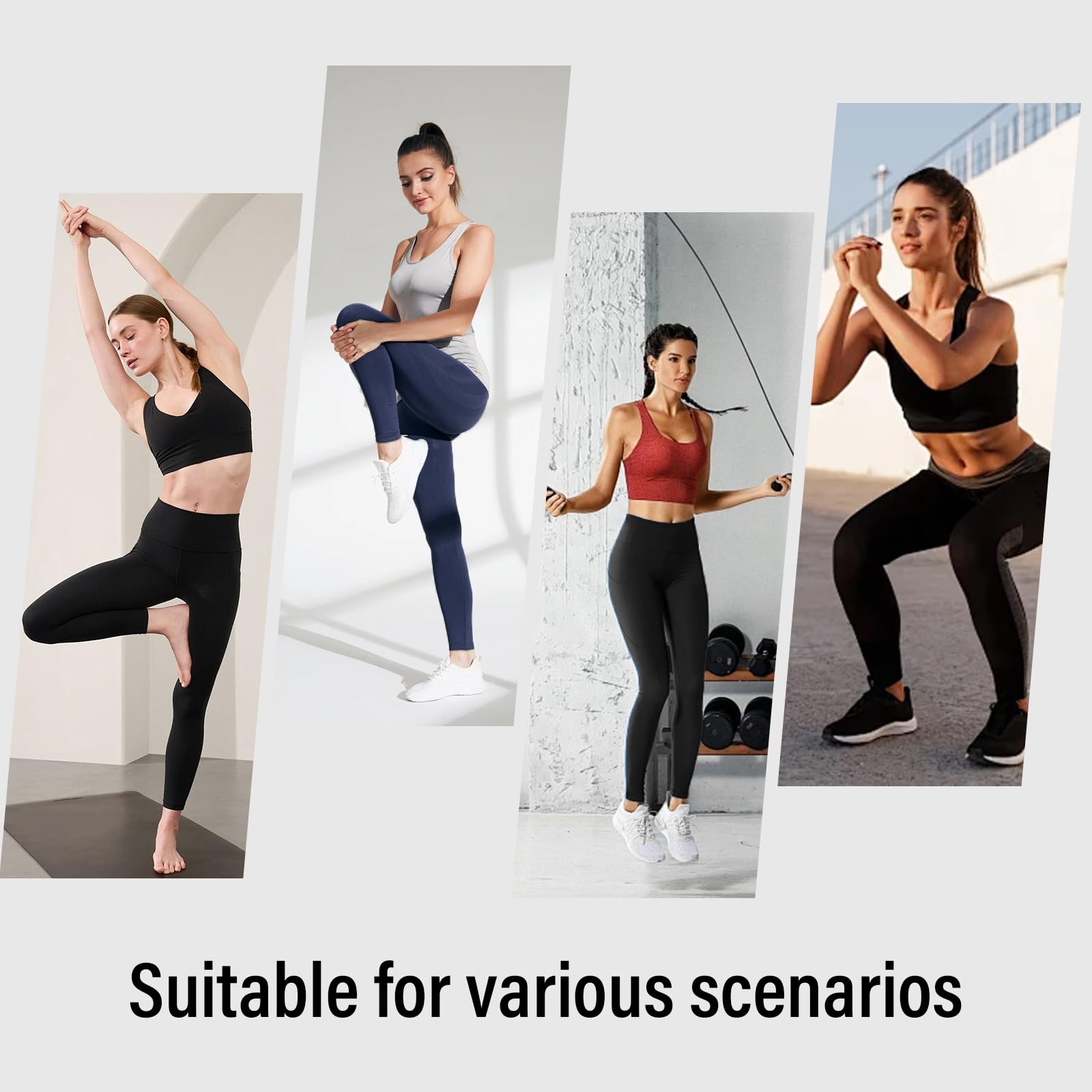 HomyComy Donna Pantaloni Bootleg da Yoga a Vita Alta Controllo di Pancia Elastico Eleganti Pantaloni da Donna Bootcut per Pilates Danza Fitness Palestra Allenamento