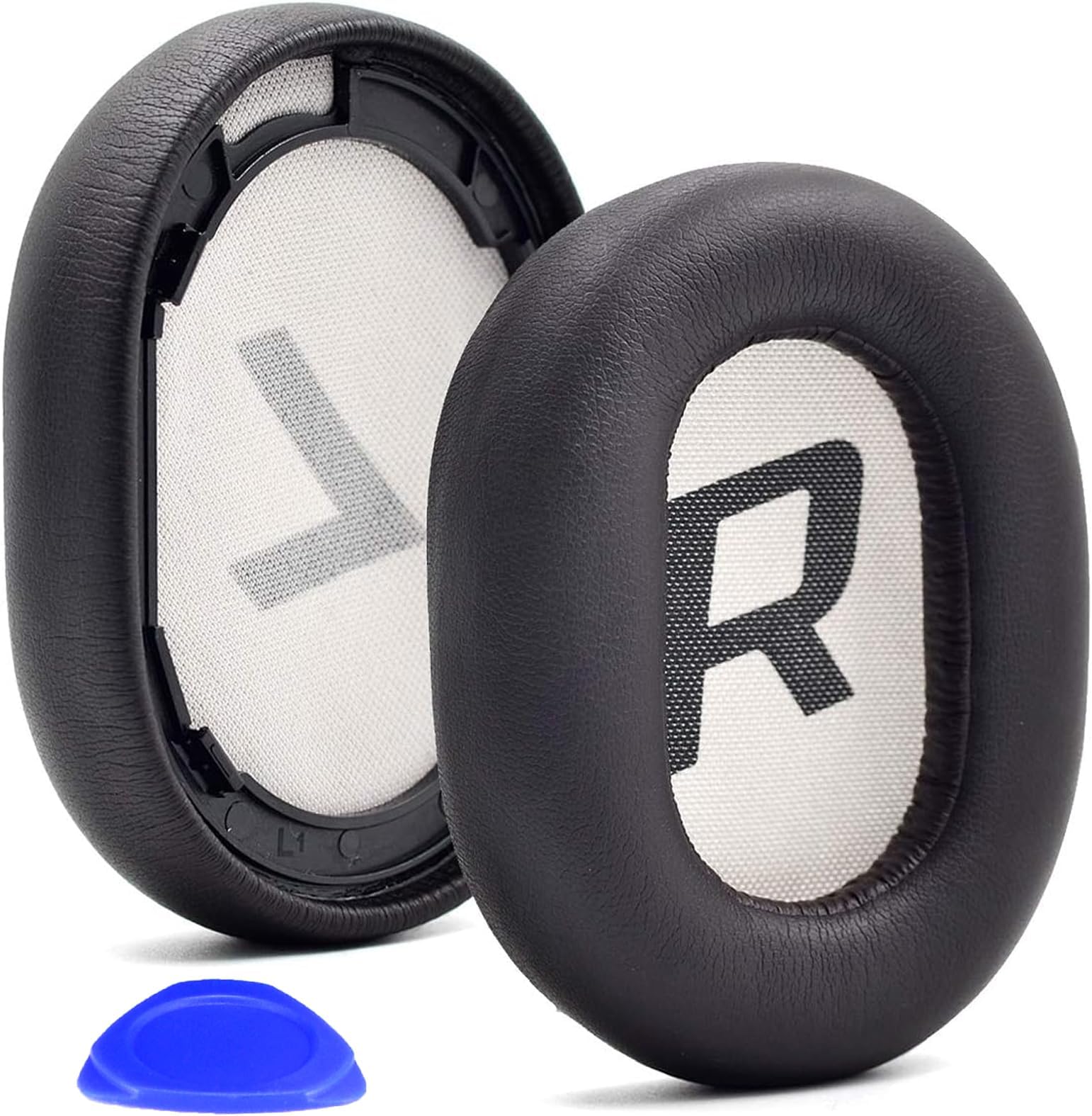 Backbeat Pro II - EarPads Replacement Ear Cushion Ear Pads Compatible with Plantronics Voyager 8200 UC, Backbeat Pro2 Headphone, Softer Leather,High-Density Noise Cancelling Foam (Brown)