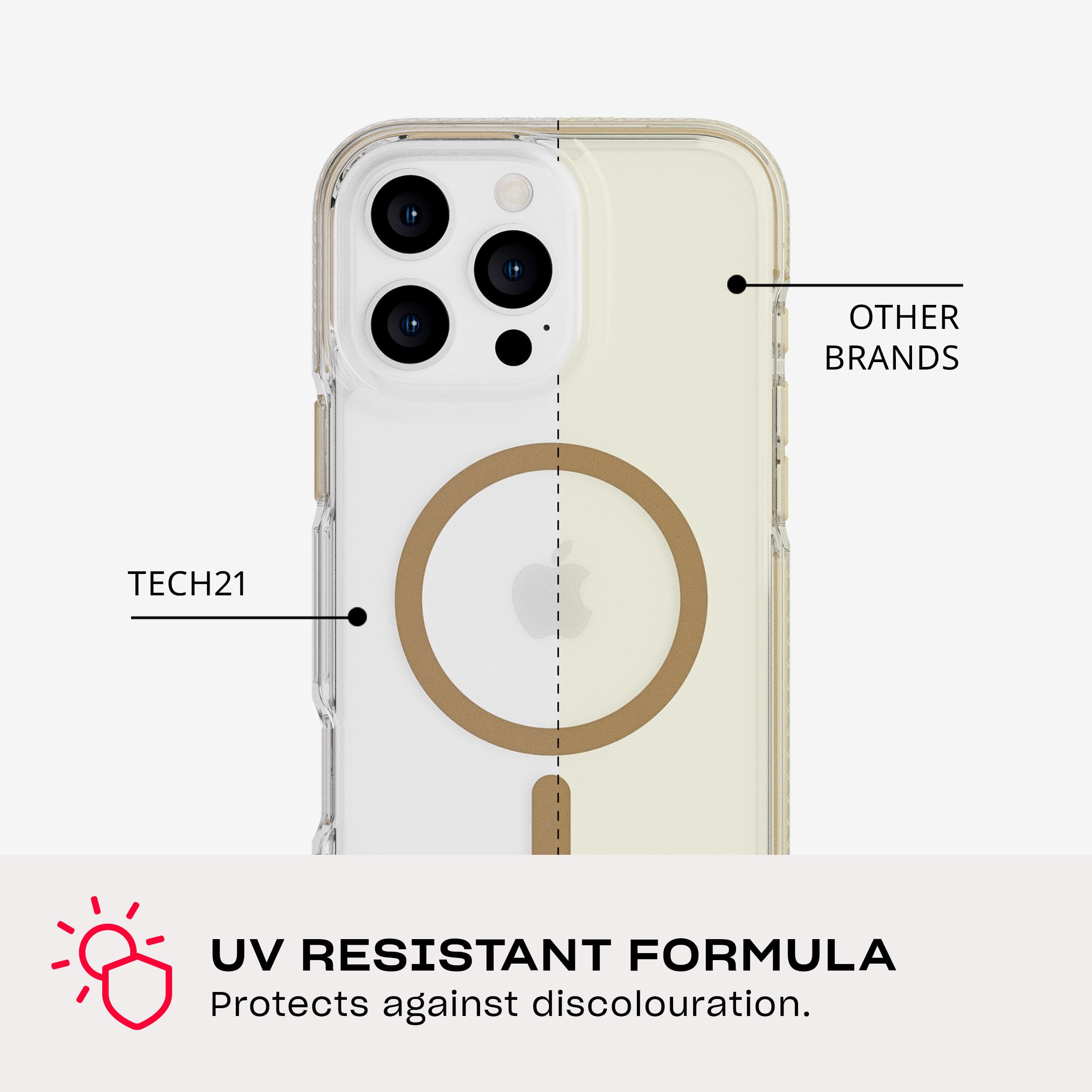 Amazon.com: Tech21 EvoCrystal for iPhone 16 Pro Max Compatible