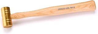 Grace USA Brass Hammer, Gunsmith Tools & Accessories, Gun Care, Woodworking, Machinist, Mechanic, Made in USA
