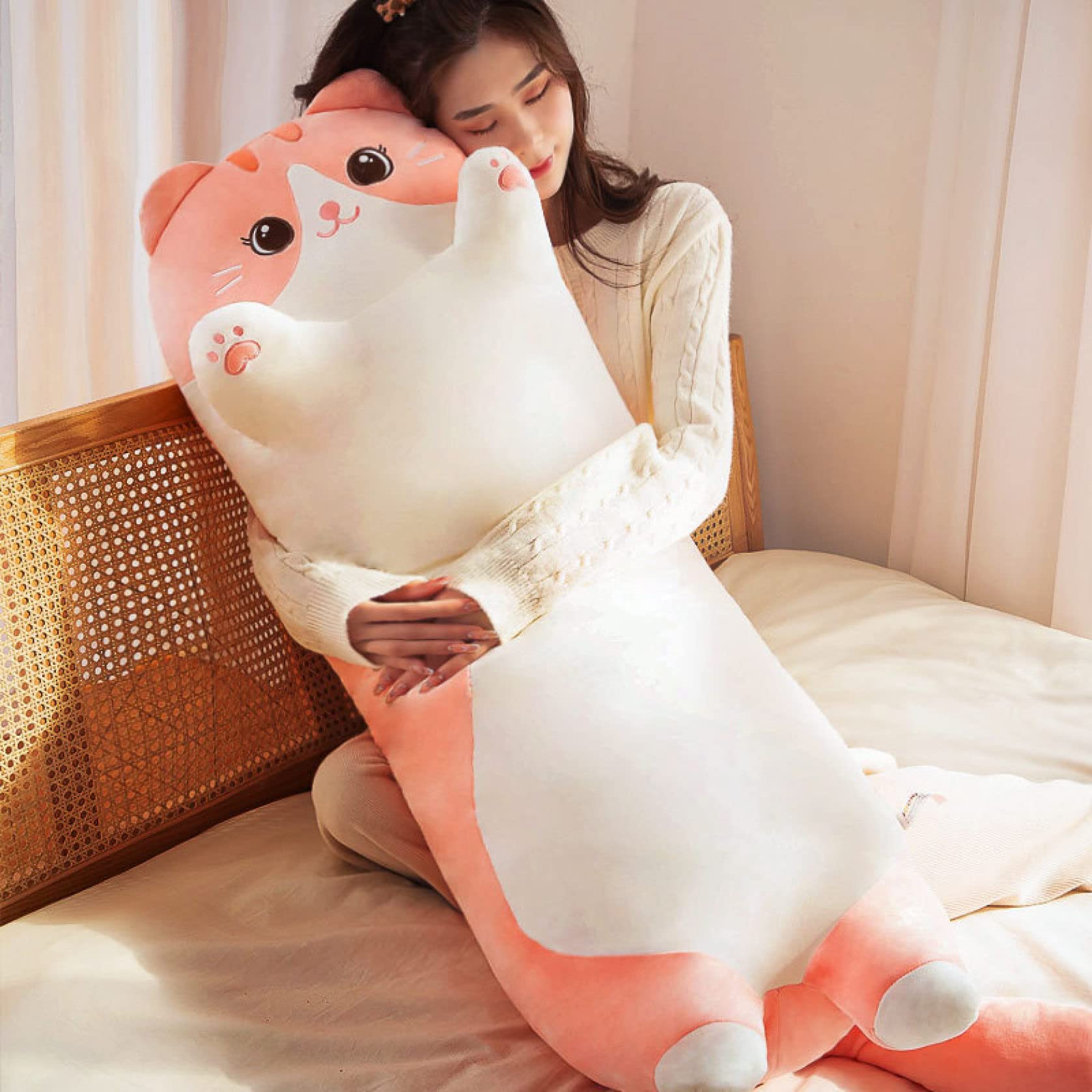 Amazon.co.jp: [ハウスXIN] 抱き枕 猫 ネコ 猫抱き枕 90cm ネコ