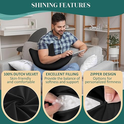 Miniatura 3 de HARBOREST Almohada de cirugía de hombro - Almohada de hombro para dolor de hombro, almohada de puño rotador para sentarse, almohada de alivio de