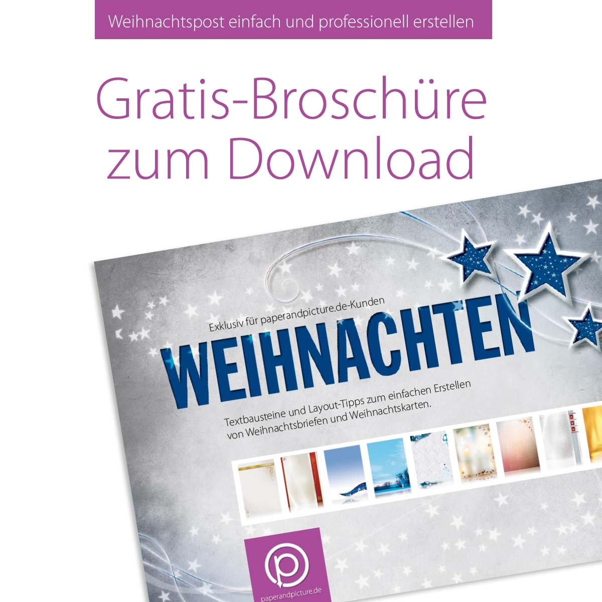 Weihnachtskarten Set | DerWeihnachtsmann| 100 Motivpapier DIN LANG | 100 Briefumschläge | Kuverts OHNE FENSTER im DIN LANG-Format | Karten Set