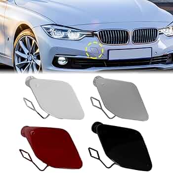 Car Front Bumper Tow Hook Cover Compatible With BMW 3 G20 G21 M-Sport 2018 2019 2020 2021 2022 Trailer Cover Cap 51118099893 Small Lid Towing Eye Cap